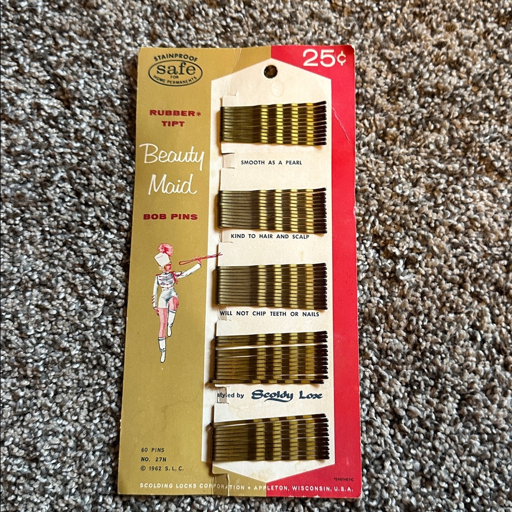 Vintage Beauty Maid Bob Pins